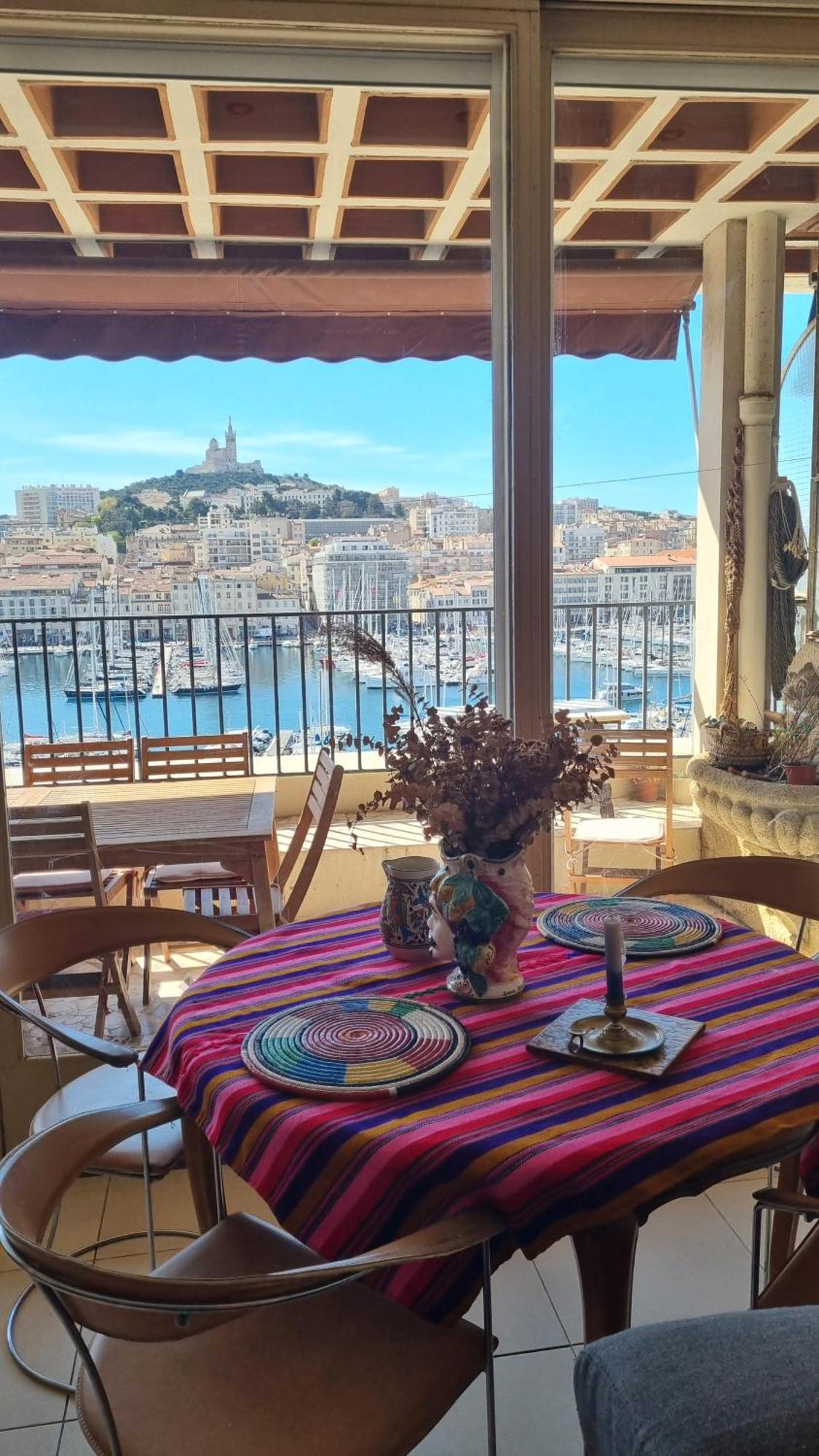 Apartamento Grand T2 Surplombant Le Vieux Port Marsella Exterior foto